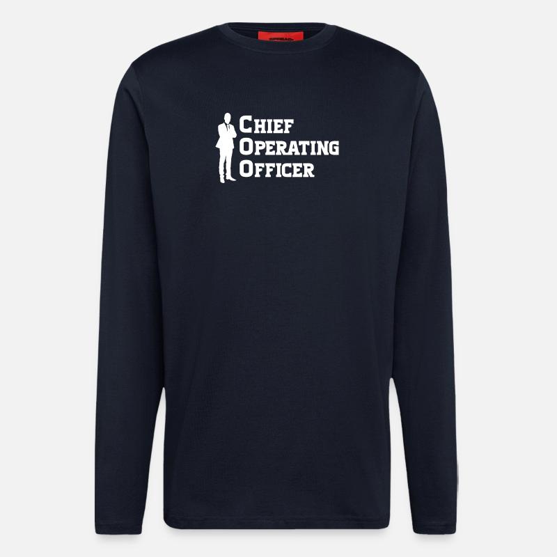 COO - Chief Operating Officer - Longsleeve - made by SPREAD  - DARK NAVY