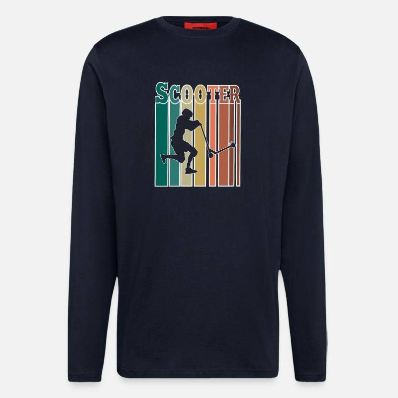 Scooter - Langarmshirt - made by SPREAD  - DARK NAVY
