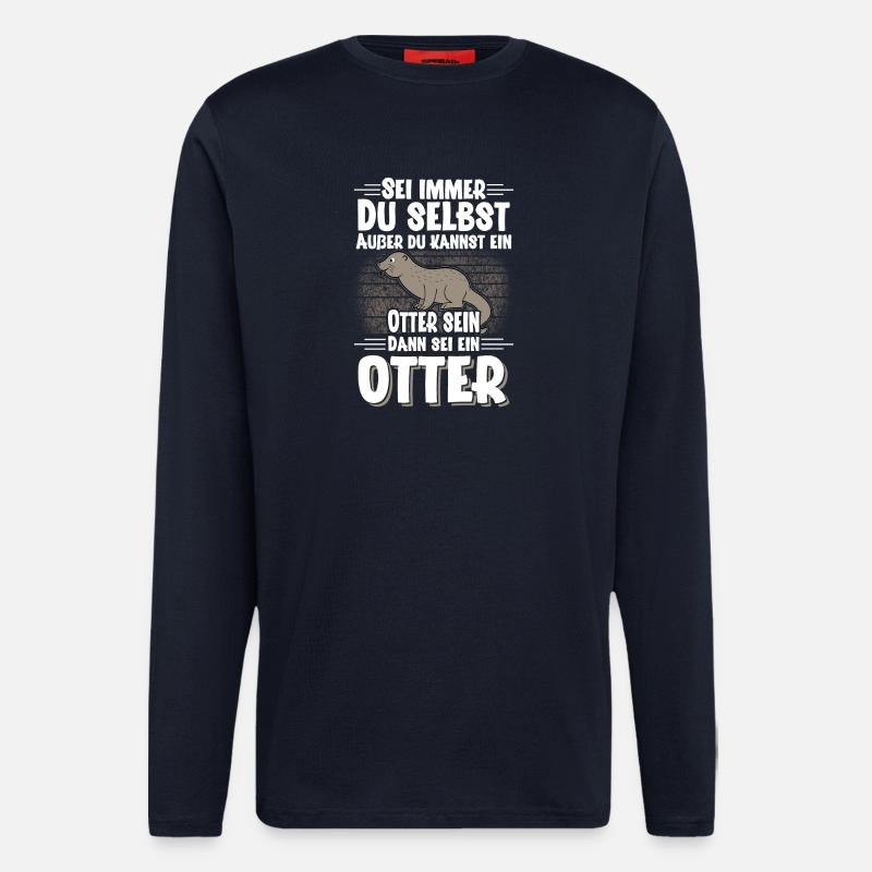 Otter - Langarmshirt - made by SPREAD  - DARK NAVY