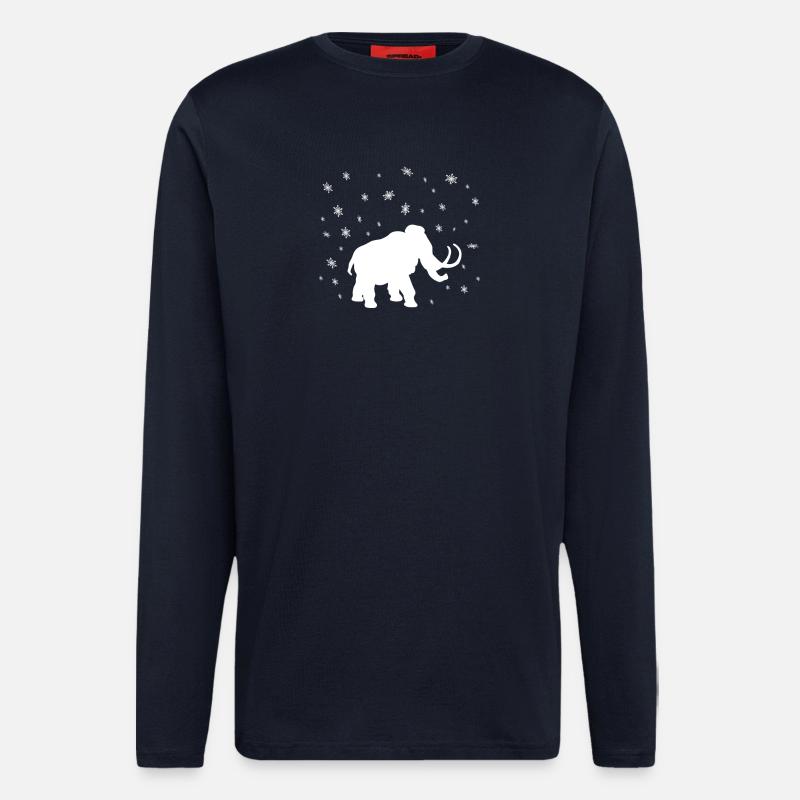 Mammut Im Schnee - Langarmshirt - made by SPREAD  - DARK NAVY