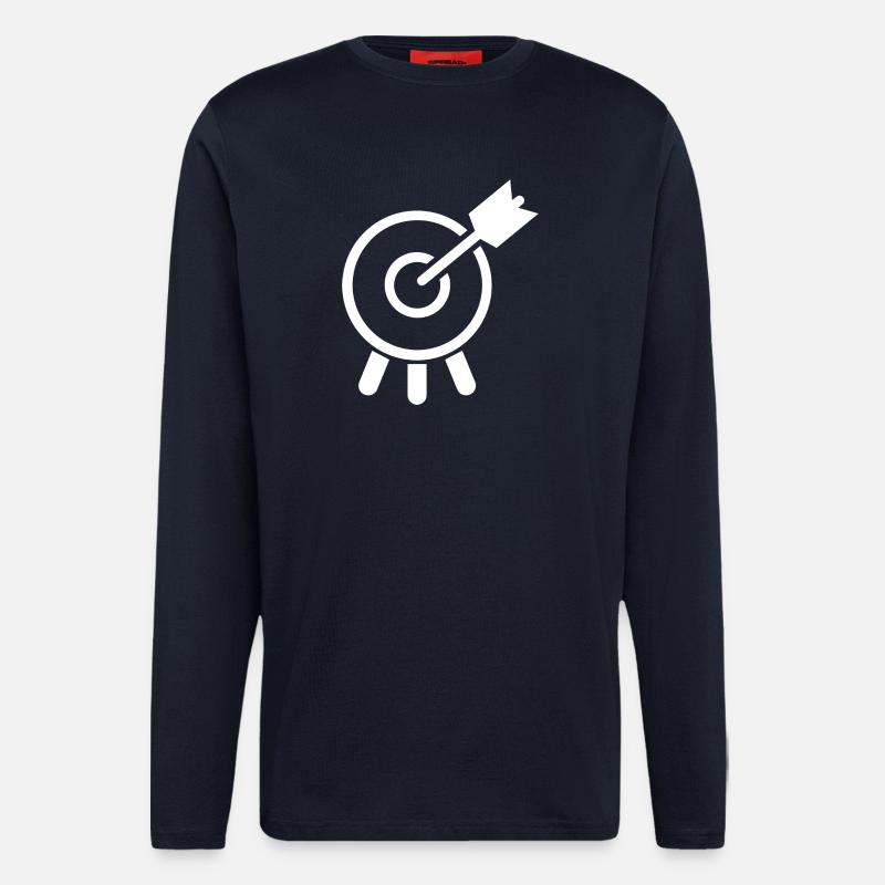 Bogenschießen - Langarmshirt - made by SPREAD  - DARK NAVY