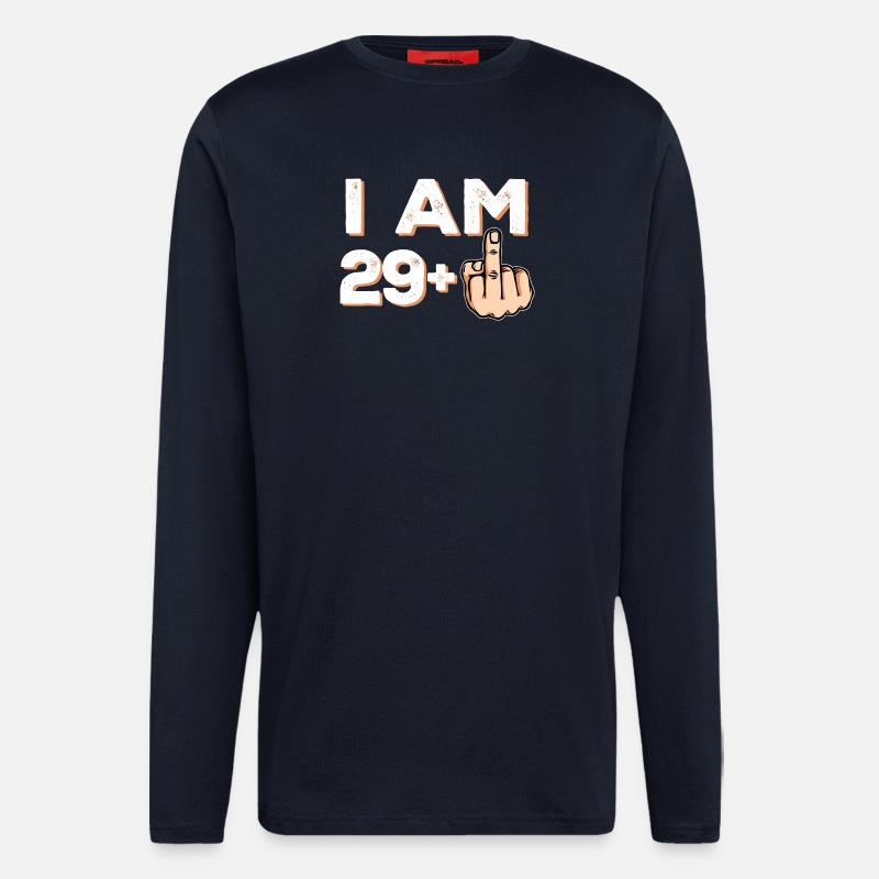 30 Statement Thirtieth Birthday - Longsleeve - made by SPREAD  - DARK NAVY