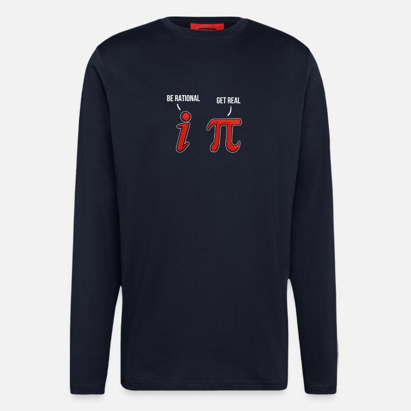 Pi Day Math Pi 3.14 - Langarmshirt - made by SPREAD  - DARK NAVY