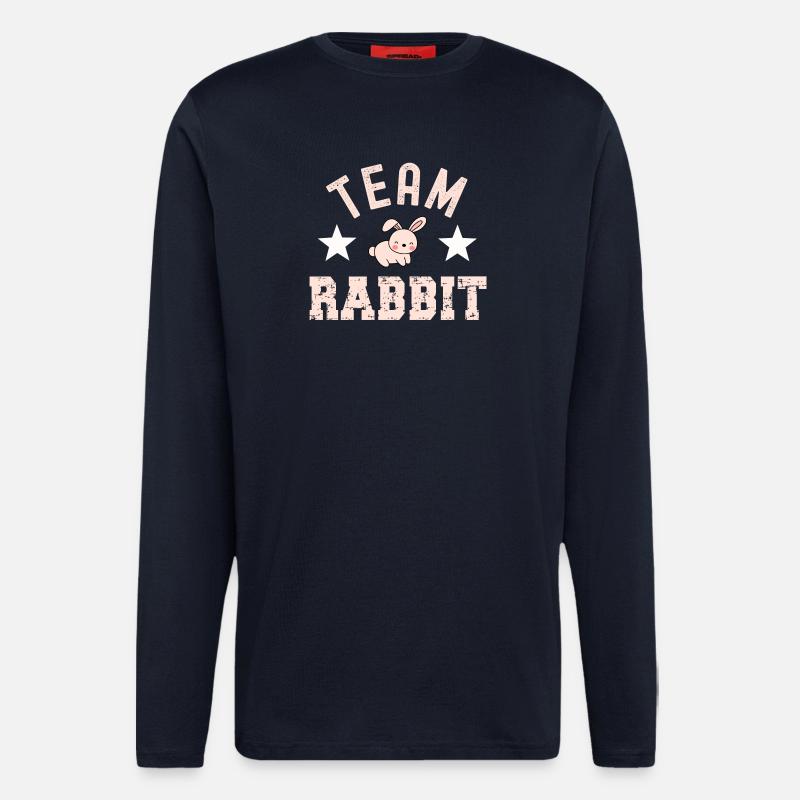 Rabbit Rabbit - Longsleeve - made by SPREAD  - DARK NAVY