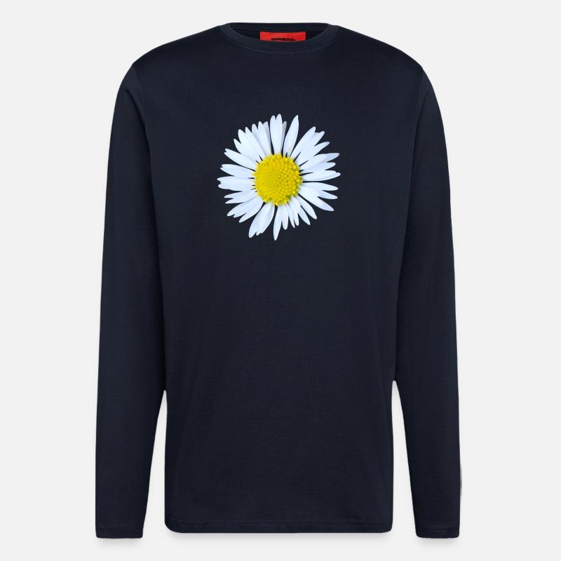 Gänseblümchen - Langarmshirt - made by SPREAD  - DARK NAVY