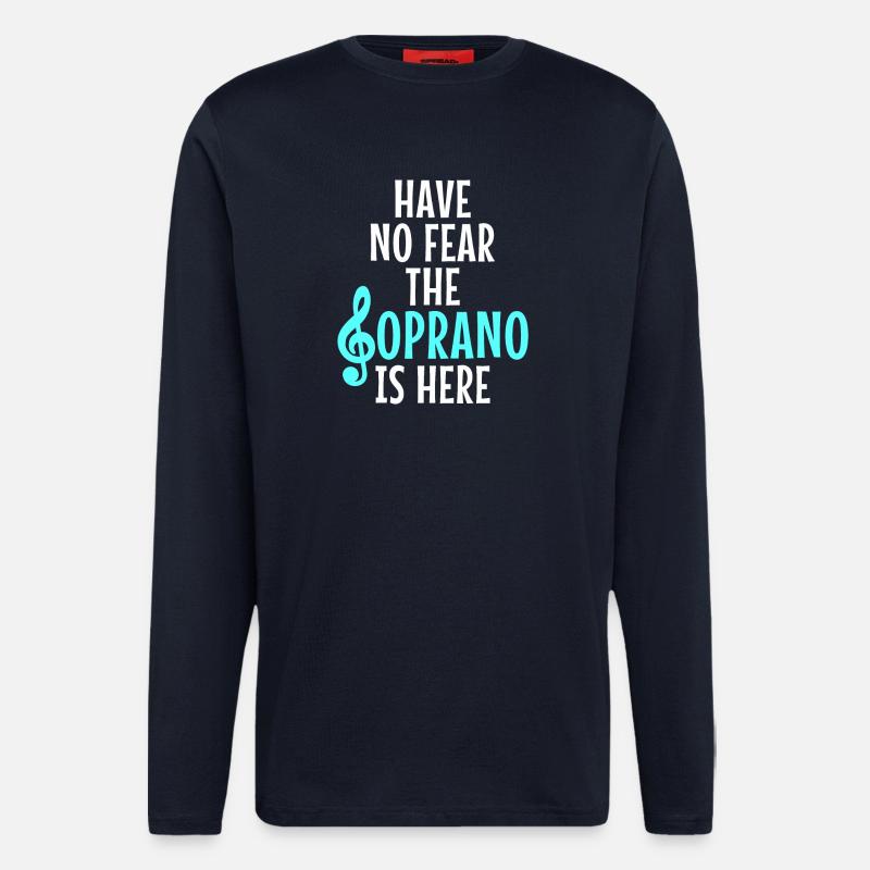 Sopran Chor Gesang - Langarmshirt - made by SPREAD - DARK NAVY