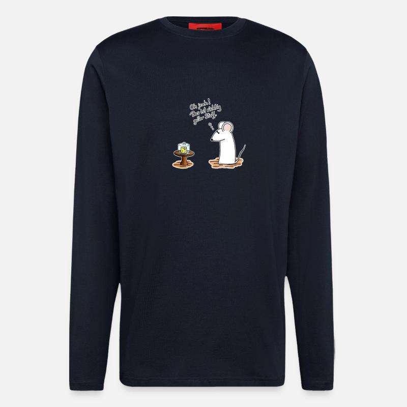 Richtig geiler Stoff - Langarmshirt - made by SPREAD - DARK NAVY