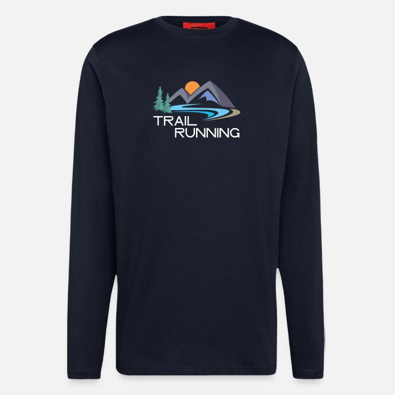 Trailrunning - Langarmshirt - made by SPREAD  - DARK NAVY