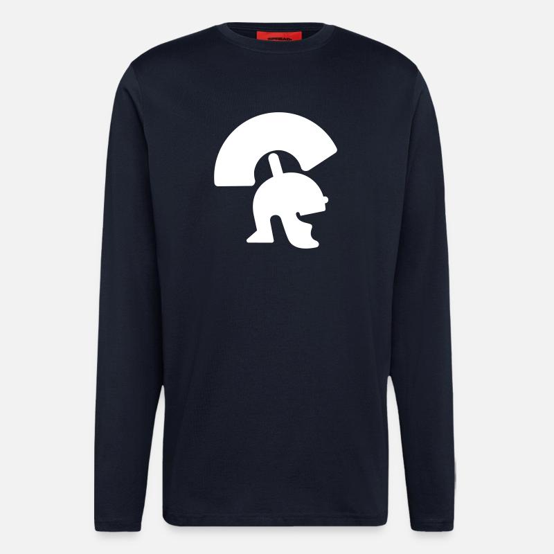 Römer. Römischer Helm. - Langarmshirt - made by SPREAD  - DARK NAVY