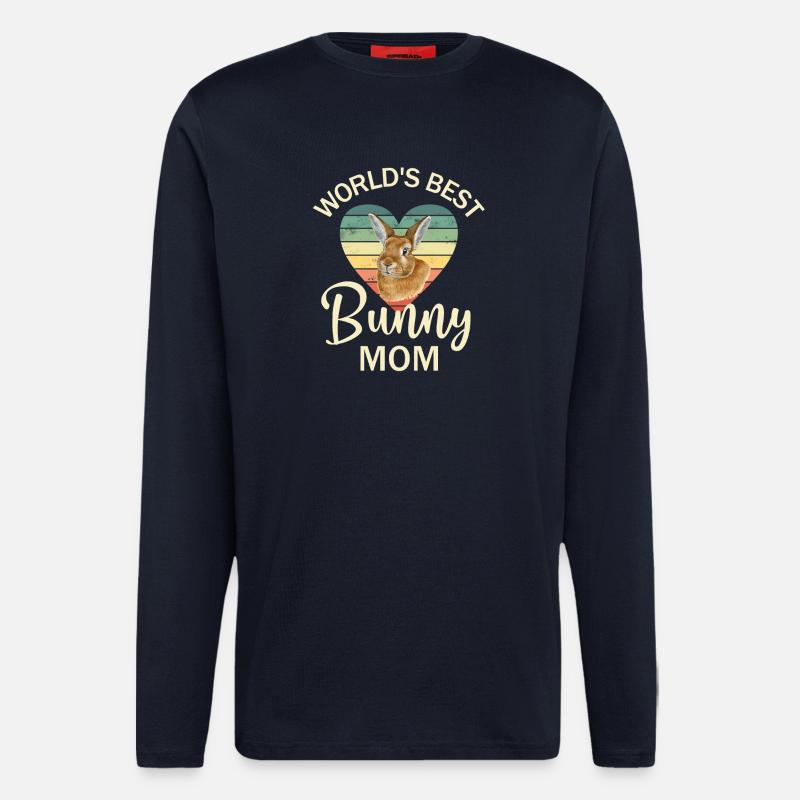 Rabbit Rabbit - Longsleeve - made by SPREAD  - DARK NAVY