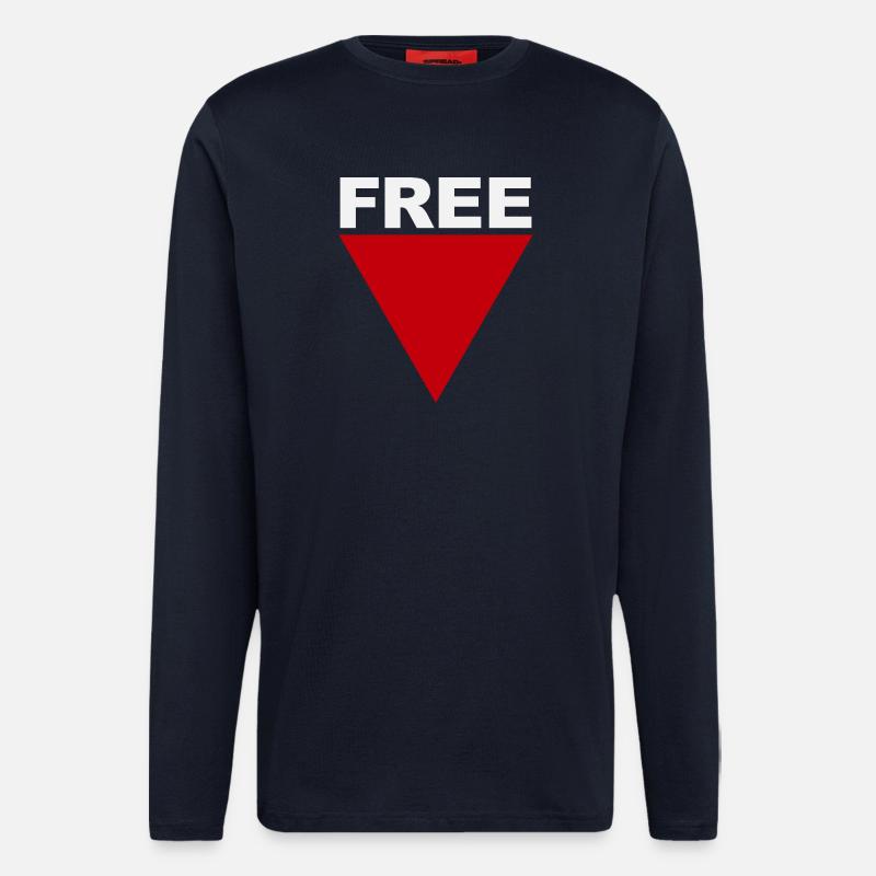 Freefall Bold Triangle - Longsleeve - made by SPREAD - DARK NAVY