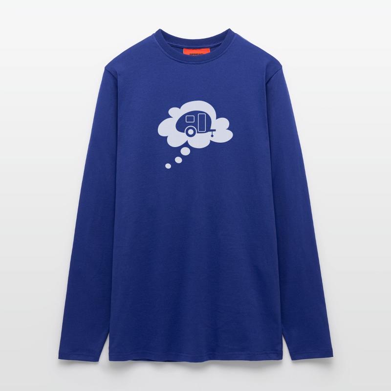 Caravan Cloud Speech Bubble Camping Caravan Fan Longsleeve - made by SPREAD 