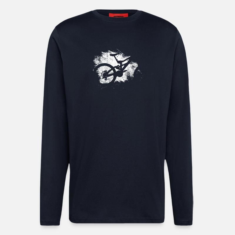 Fahrrad MTB - Langarmshirt - made by SPREAD  - DARK NAVY
