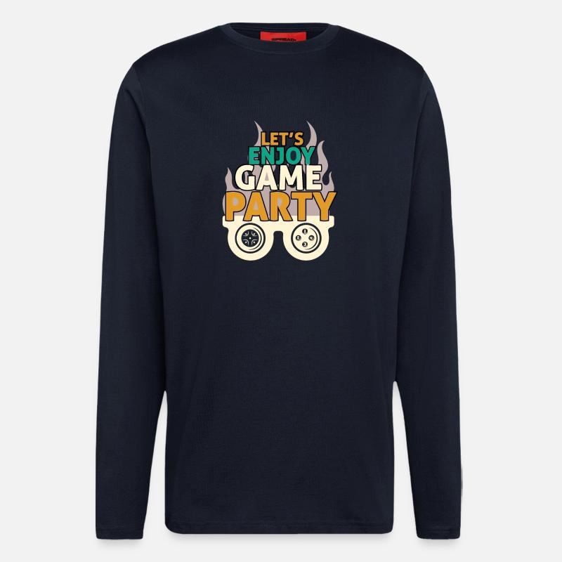 Design Party Game and Fun - Longsleeve - made by SPREAD  - DARK NAVY
