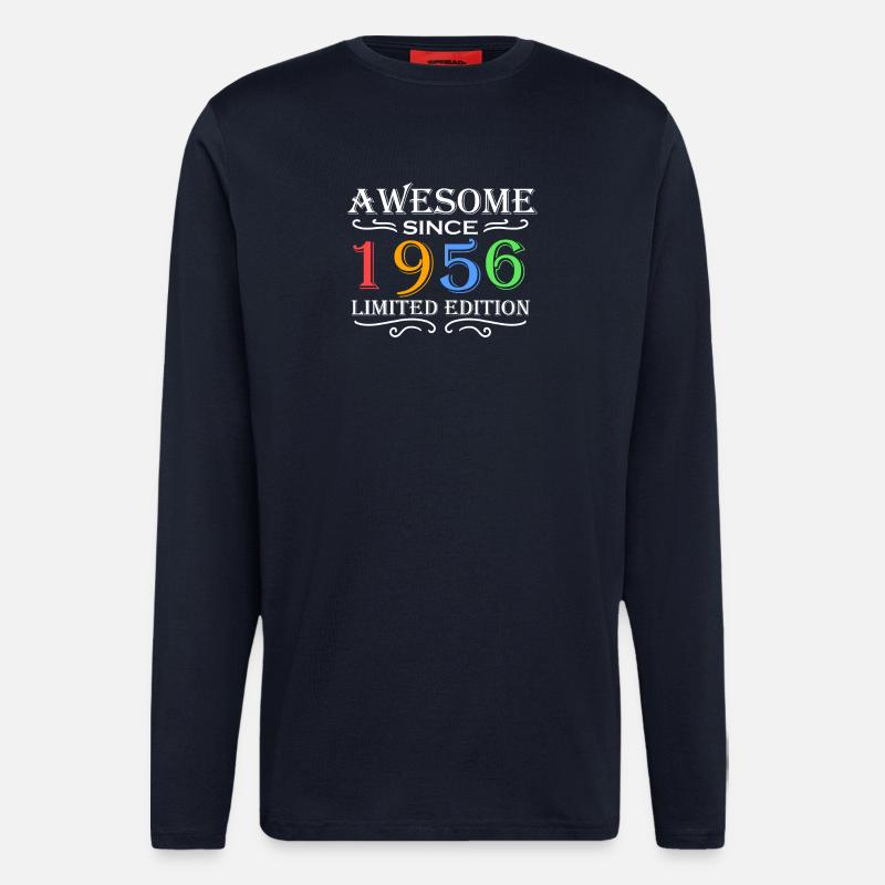 1956 - Born 1956 - Longsleeve - made by SPREAD - DARK NAVY