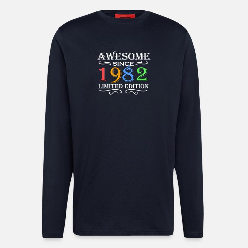 1982 - Born 1982 - Longsleeve - made by SPREAD - DARK NAVY
