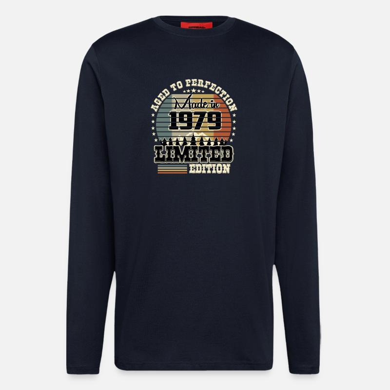 1979 Limited Edition - Langarmshirt - made by SPREAD  - DARK NAVY