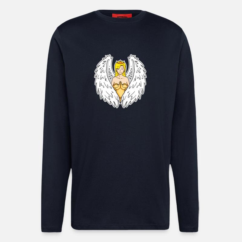 Schutzengel - Langarmshirt - made by SPREAD  - DARK NAVY