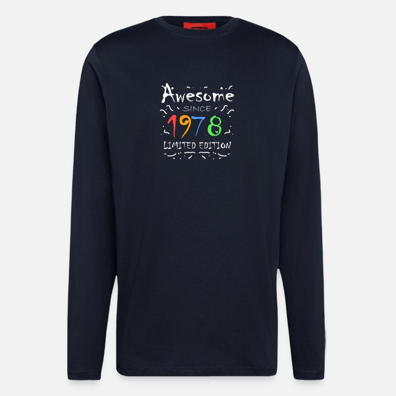 1978 - Langarmshirt - made by SPREAD  - DARK NAVY