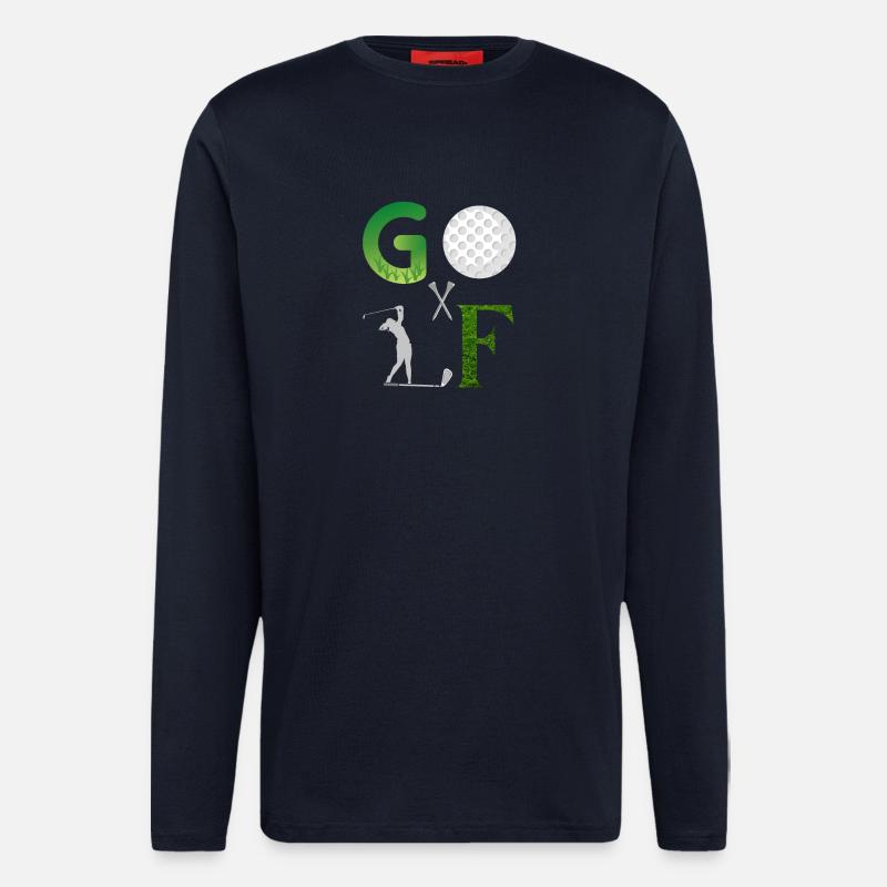 Golf - Golf Lovers - Langarmshirt - made by SPREAD  - DARK NAVY