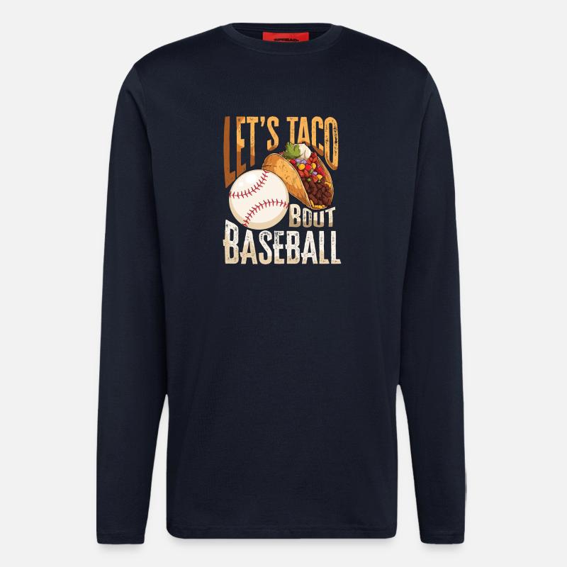 Let's Taco Bout Baseball - Longsleeve - made by SPREAD  - DARK NAVY