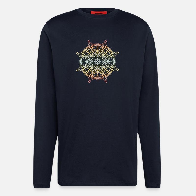 Mandala - Langarmshirt - made by SPREAD  - DARK NAVY