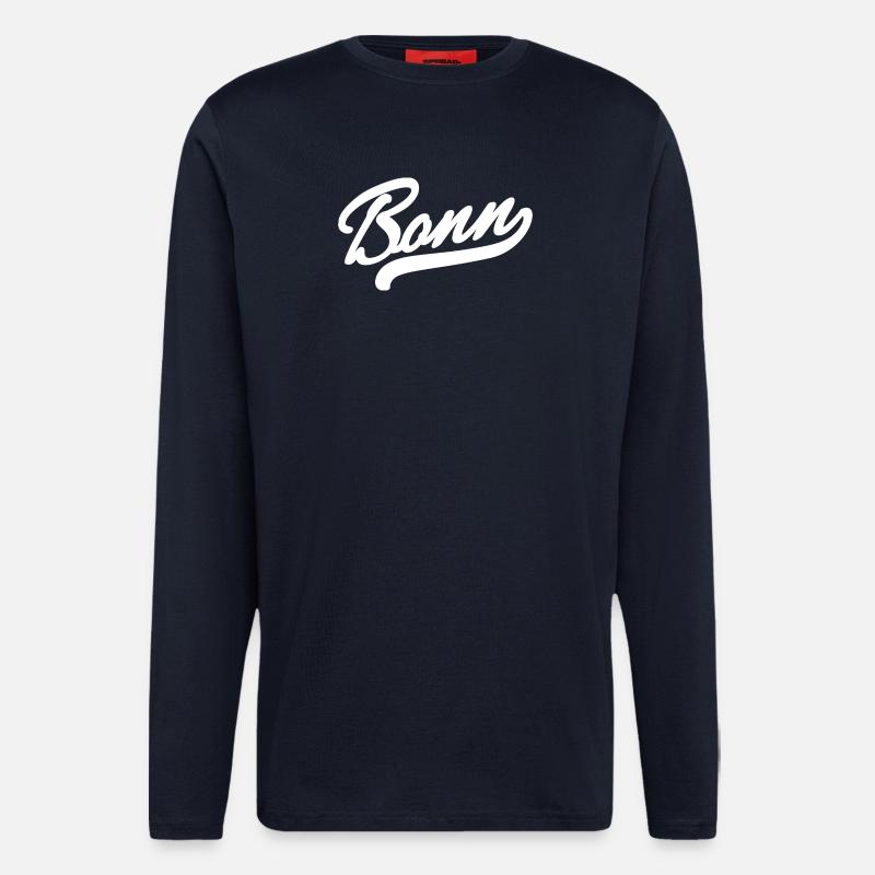 Bonn Retro - Langarmshirt - made by SPREAD  - DARK NAVY