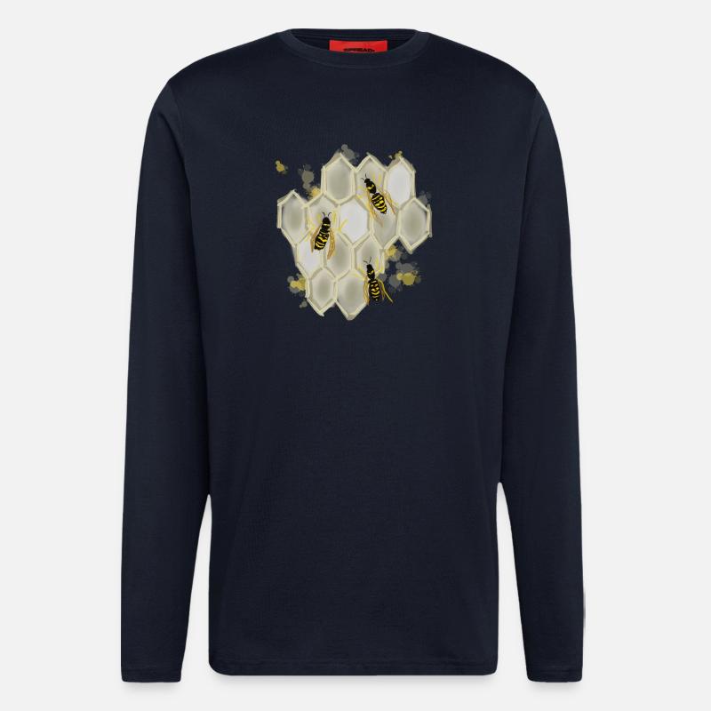 Wespen - Langarmshirt - made by SPREAD  - DARK NAVY
