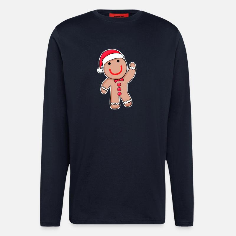 Süßes Lebkuchen - Langarmshirt - made by SPREAD  - DARK NAVY