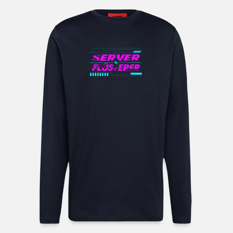 Server Flüsterer - Langarmshirt - made by SPREAD  - DARK NAVY