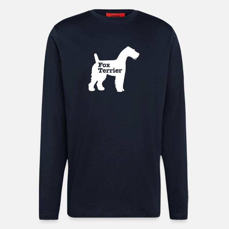 Foxterrier - Langarmshirt - made by SPREAD  - DARK NAVY