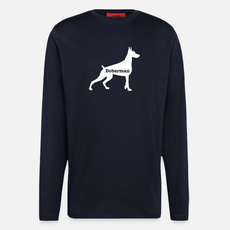 Dobermann - Langarmshirt - made by SPREAD  - DARK NAVY