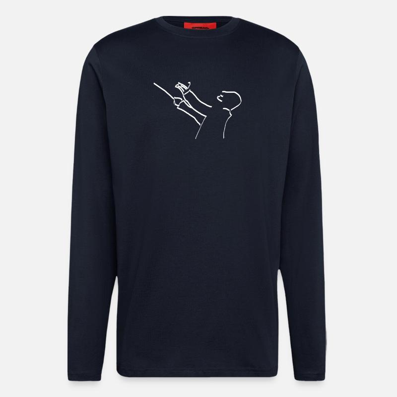 Dirigent - Langarmshirt - made by SPREAD  - DARK NAVY