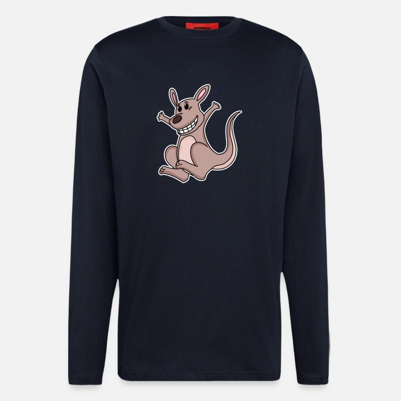 Kangaroo - Longsleeve - made by SPREAD  - DARK NAVY