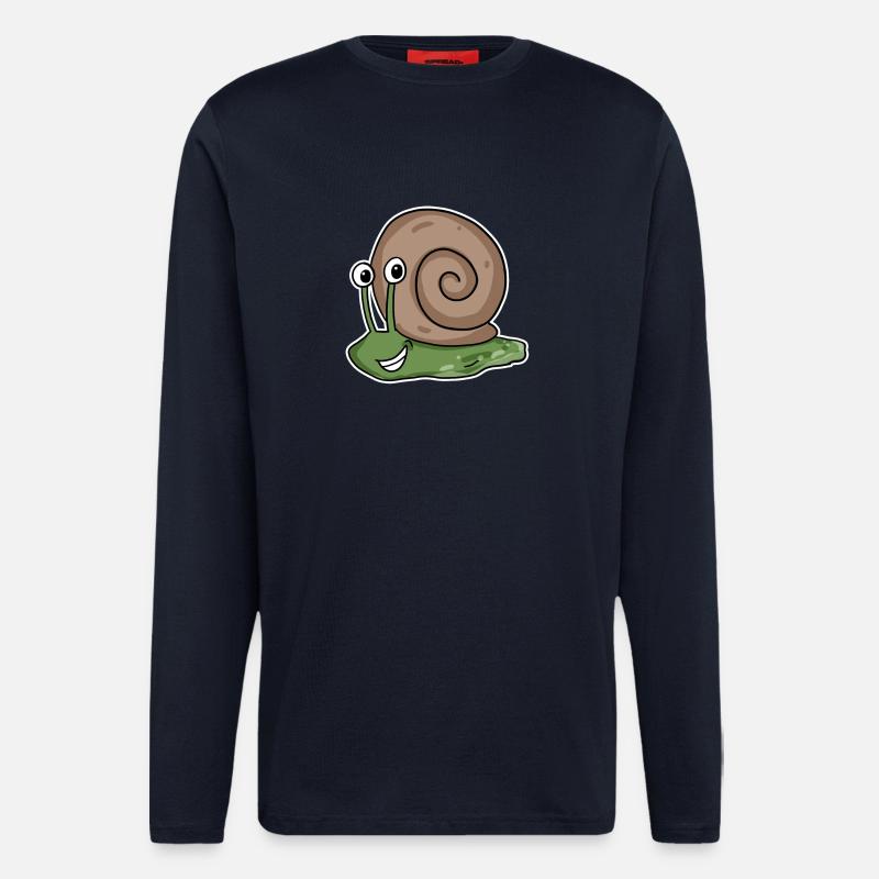 Schnecke - Langarmshirt - made by SPREAD  - DARK NAVY