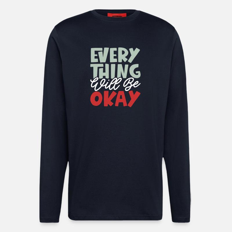 Alles wird gut - Langarmshirt - made by SPREAD  - DARK NAVY
