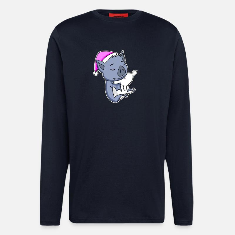 Bat - Longsleeve - made by SPREAD - DARK NAVY