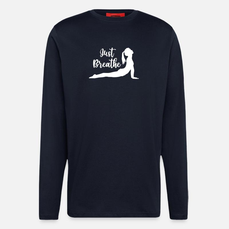 Yoga Gift Idea - Namaste - Longsleeve - made by SPREAD  - DARK NAVY