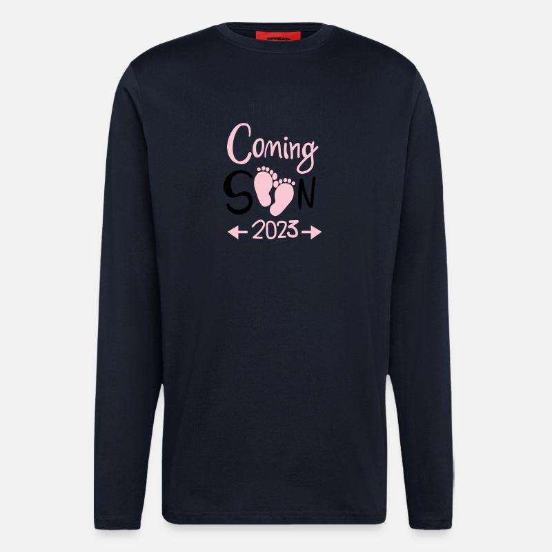 Schwanger 2023 - Langarmshirt - made by SPREAD  - DARK NAVY