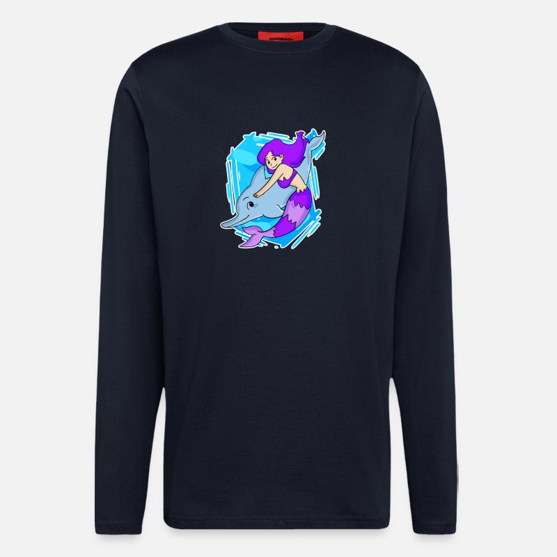 Mermaid - Longsleeve - made by SPREAD  - DARK NAVY