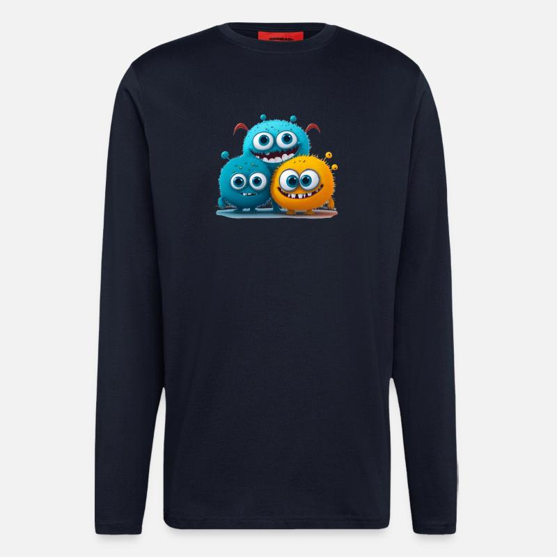 Monsterbande - Langarmshirt - made by SPREAD  - DARK NAVY