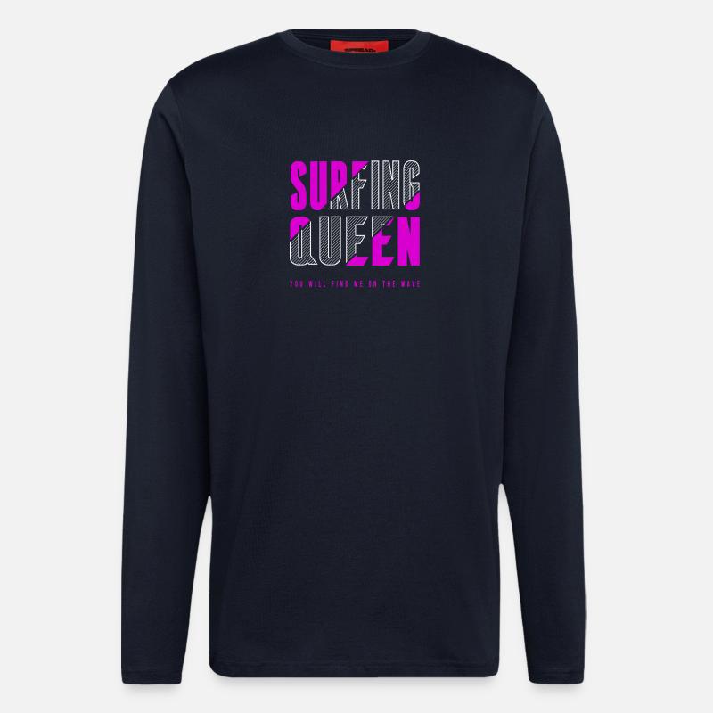 Surfer Queen - Longsleeve - made by SPREAD - DARK NAVY