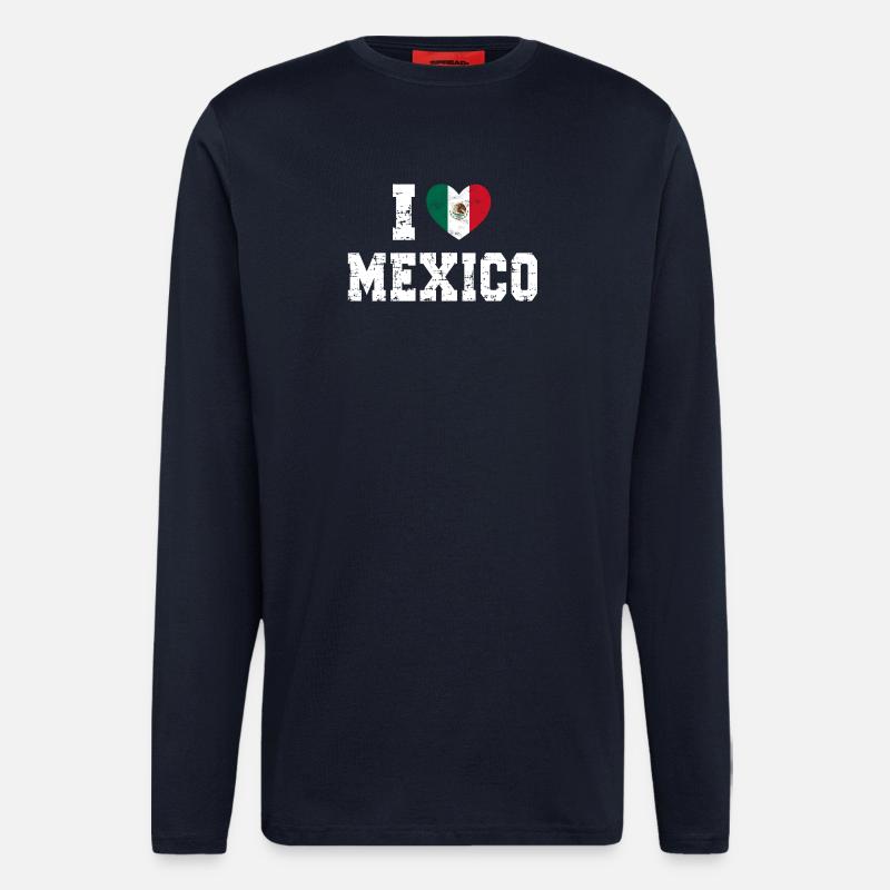 Mexiko - Langarmshirt - made by SPREAD  - DARK NAVY
