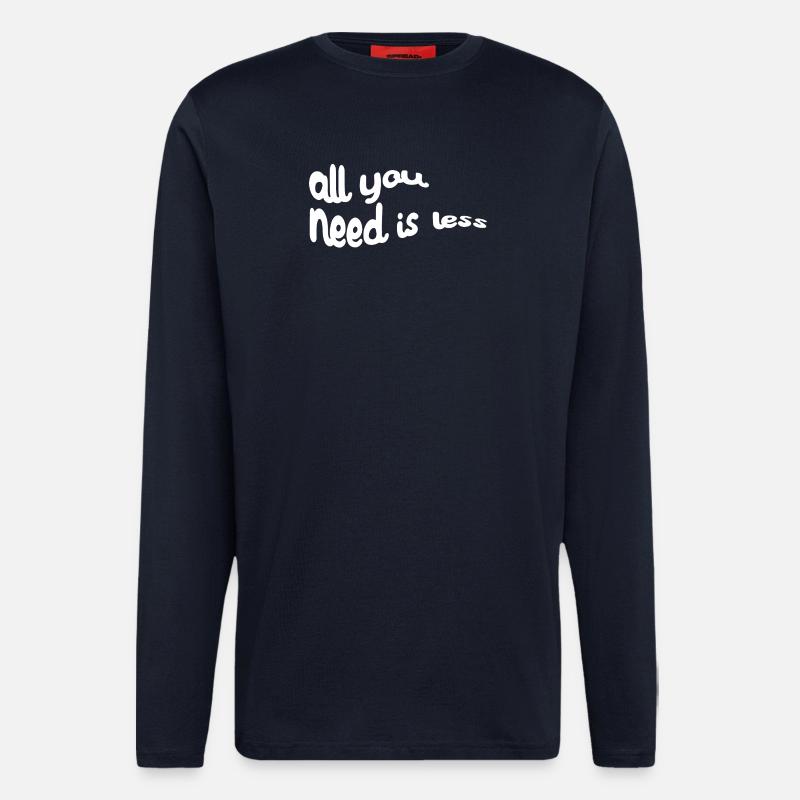 Umweltschützer Umweltschutz Umwelt Erde Statement - Langarmshirt - made by SPREAD  - DARK NAVY