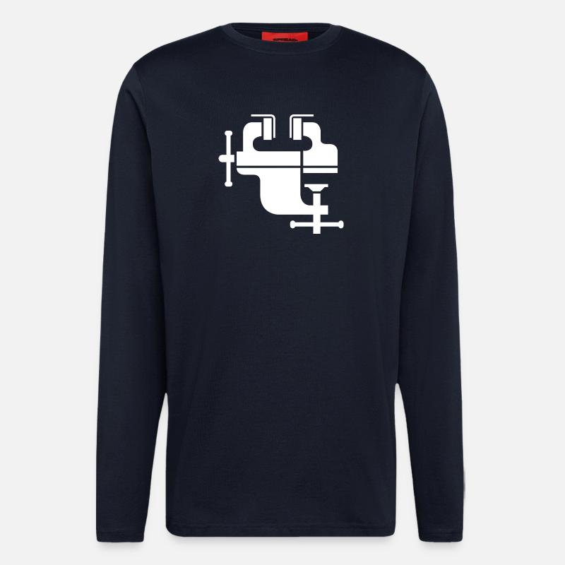 Vice Tool Icon Symbol Illustration - Longsleeve - made by SPREAD  - DARK NAVY