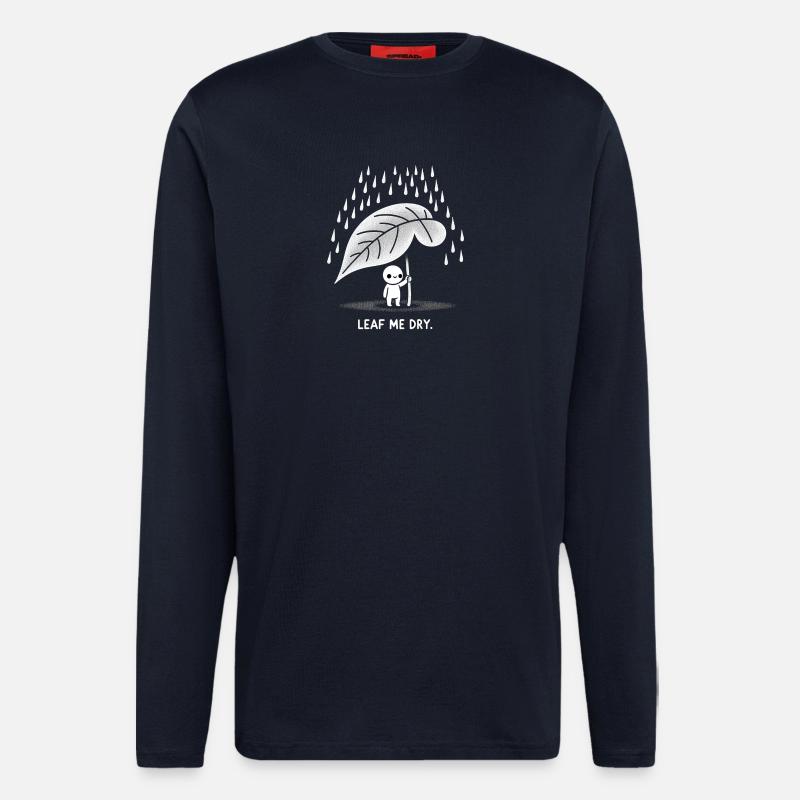 Leaf Me Dry - Langarmshirt - made by SPREAD  - DARK NAVY