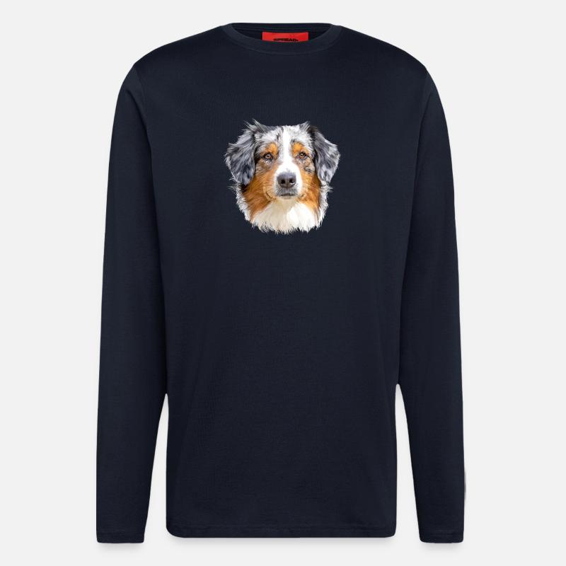 Australian Shepherd - Langarmshirt - made by SPREAD  - DARK NAVY