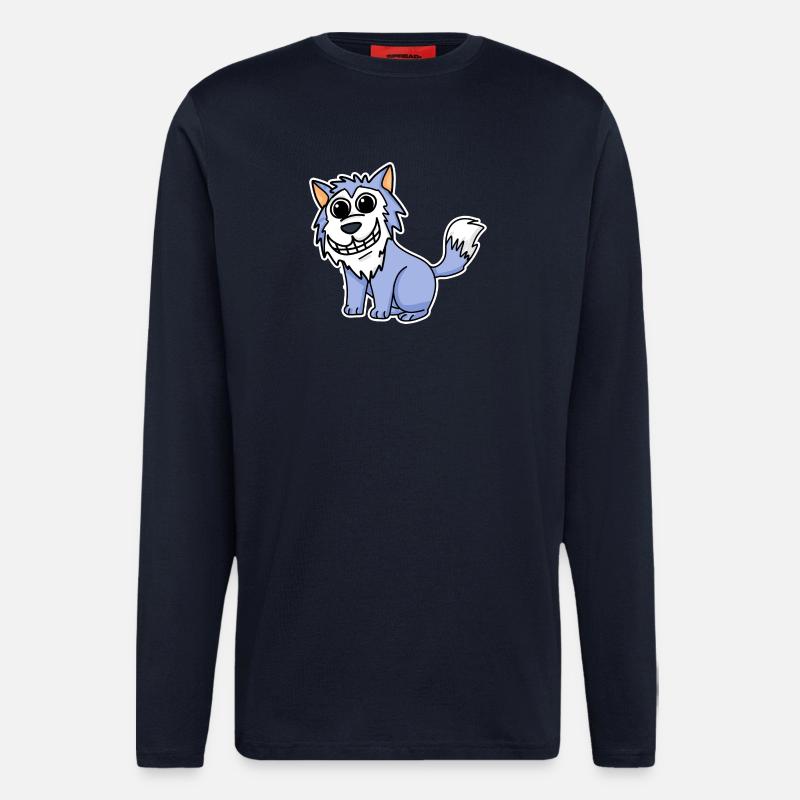 Wolf - Langarmshirt - made by SPREAD  - DARK NAVY