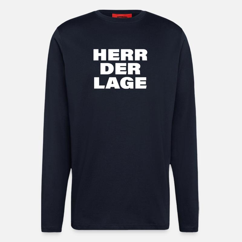 HERR DER LAGE - Langarmshirt - made by SPREAD  - DARK NAVY