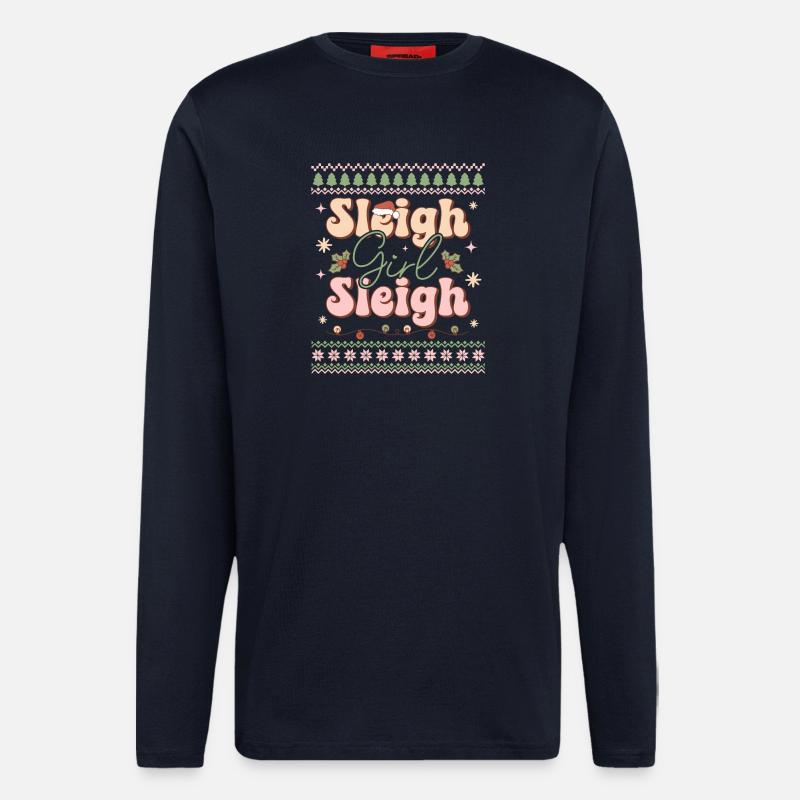 Hässlicher Weihnachtspullover - Langarmshirt - made by SPREAD  - DARK NAVY